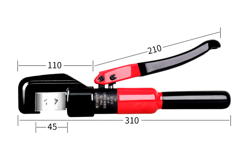 Hydraulic crimping pliers Copper nose pliers
