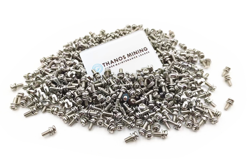 Miner Shell Screws 3x8mm 100pcs