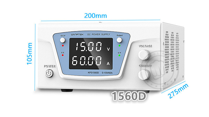 DC stabilized power supply 15V 30V 60A