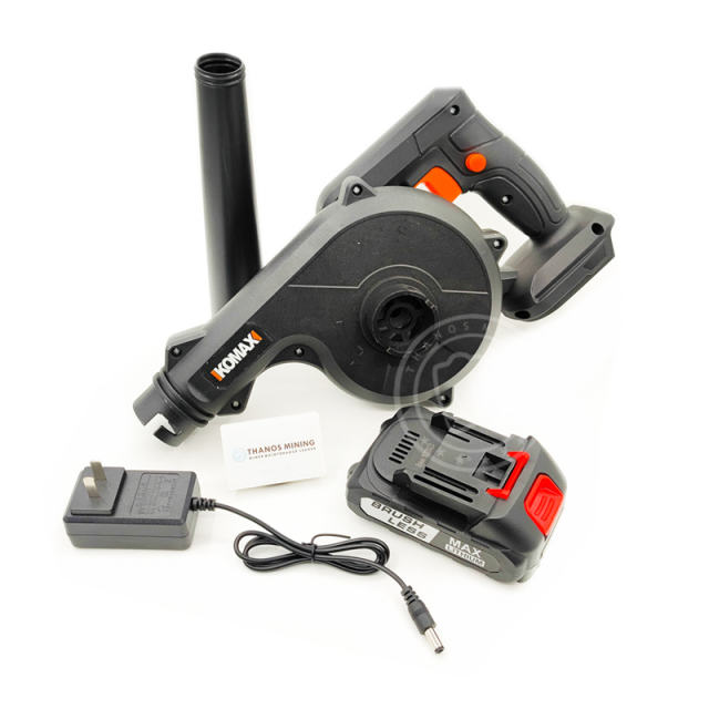 Rechargeable dust removal fan