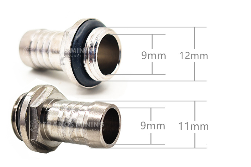 Water pipe quick connector 9/11mm