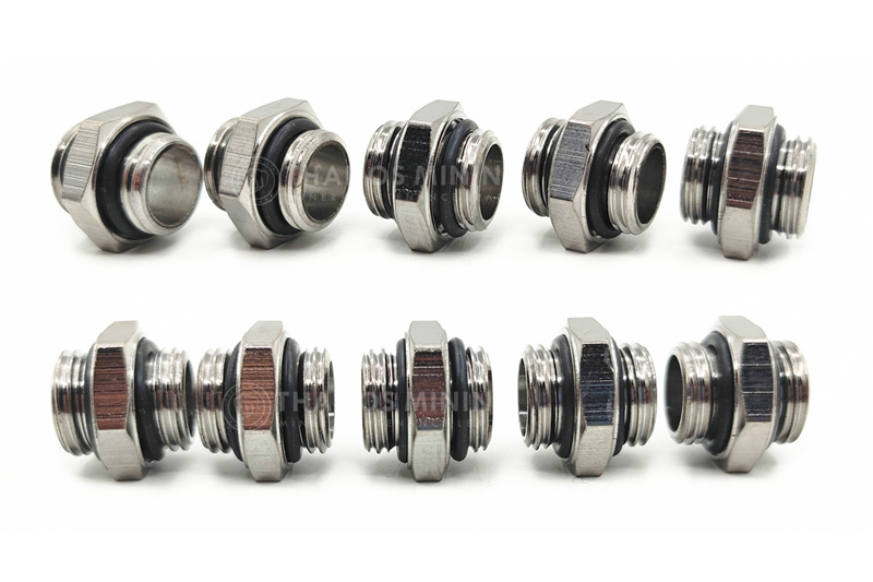 Water pipe double threaded joint 11/11mm