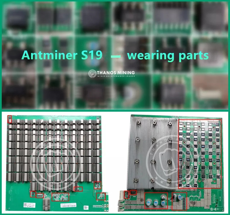 Antminer S19 Hash Board Spare Parts Kit