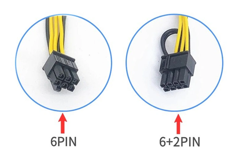 GPU power cable 6pin to 8pin