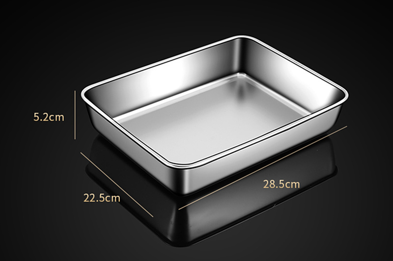 Ultrasonic stainless steel tray