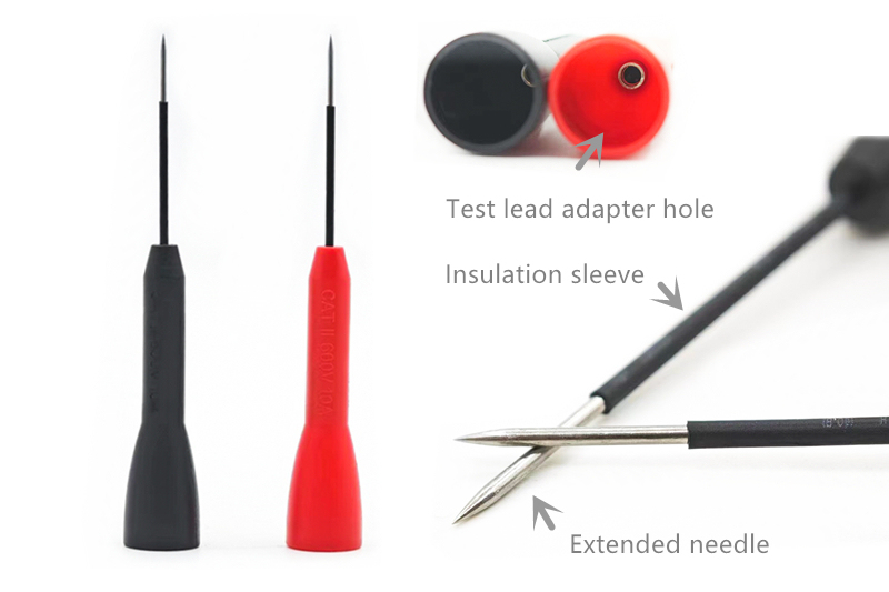 Multimeter pen extension needle