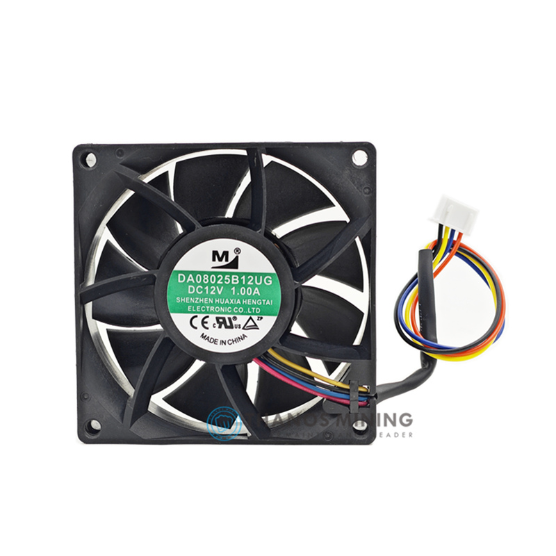 thumbnail image 2 of JAMICON JF0825S1H-S Equivalent 12V Cooling Fan – 80x80x25mm, 2-Pin, 3000 RPM 2 of 3