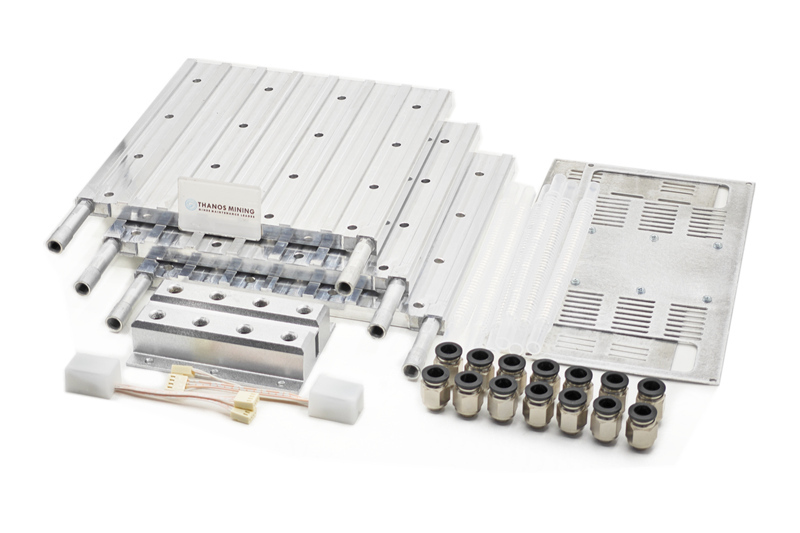 S19pro 88ASIC 82T 90T 96T aluminum plate water cooling plate