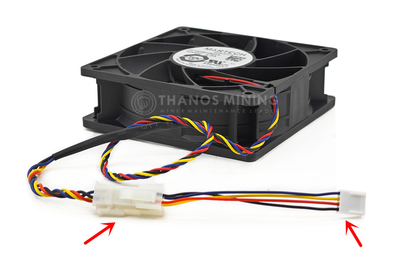 Antminer fan adapter cable S21 to S19