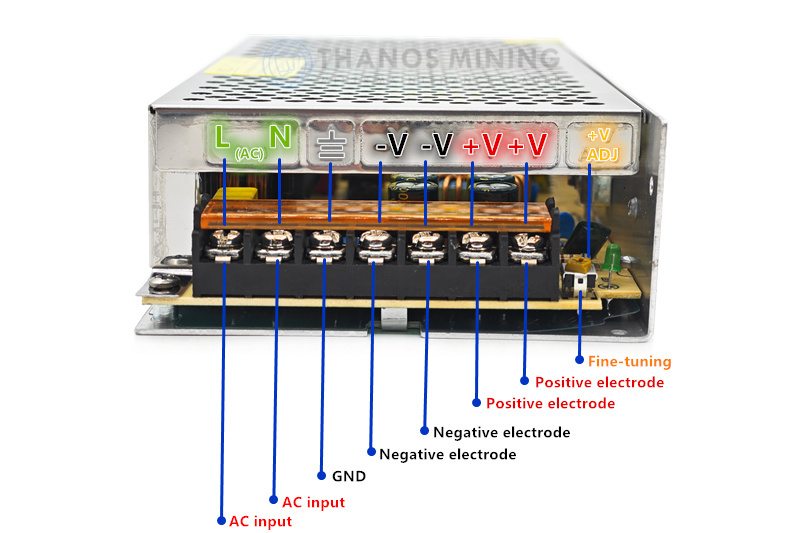 Low voltage DC power supply DC 12V