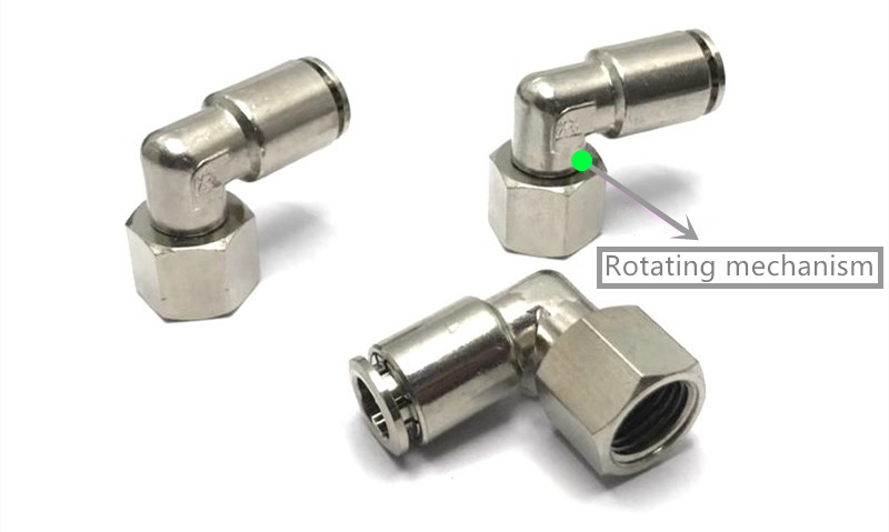G1/4 DN8 internal thread right angle conversion quick connector