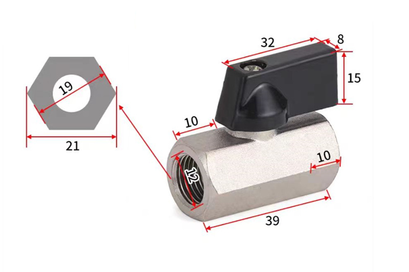 G1/4 Metal Ball Valve