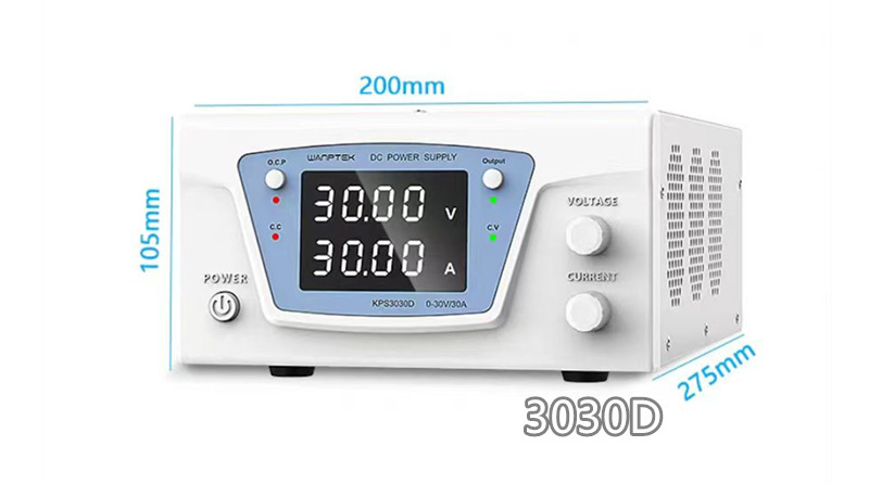 DC stabilized power supply 15V/30V 60A