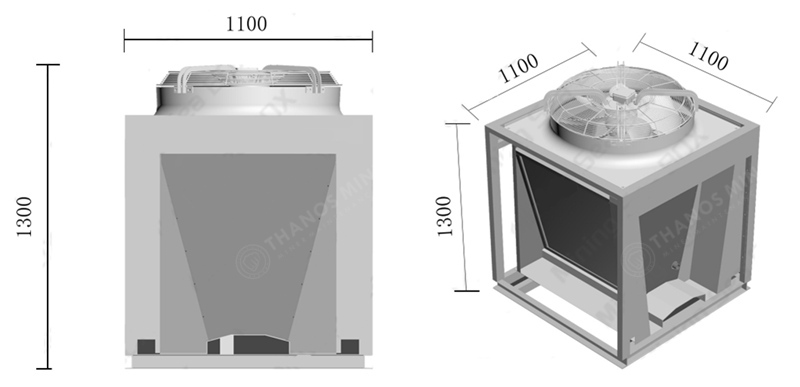 ElphaPex DG1 Miner Water cooling plate