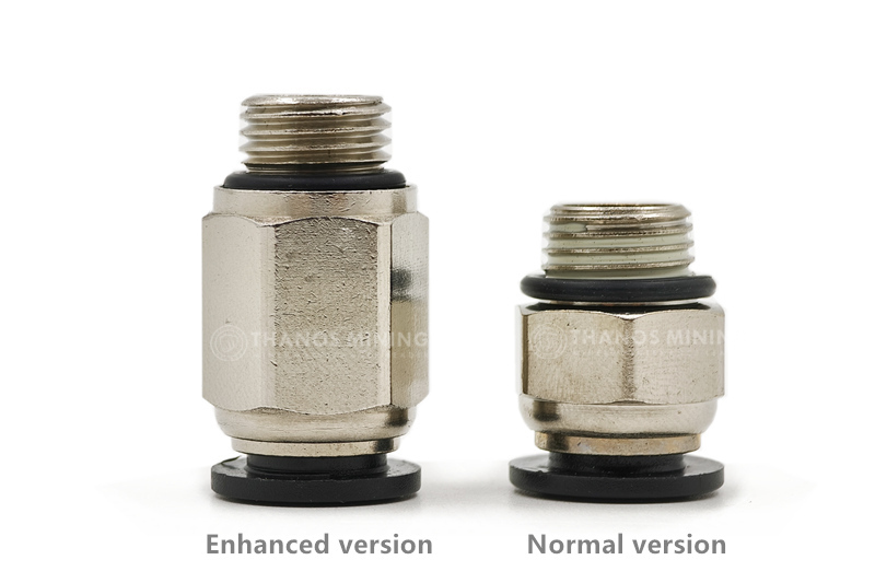 Zinc copper alloy PC10-G02 G1/4 quick connector