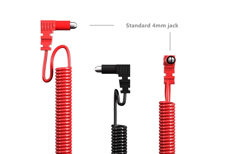 Silicone TPU spring multimeter test pen 20A
