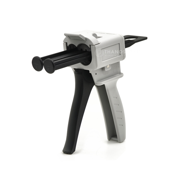 Two component gel extrusion gun