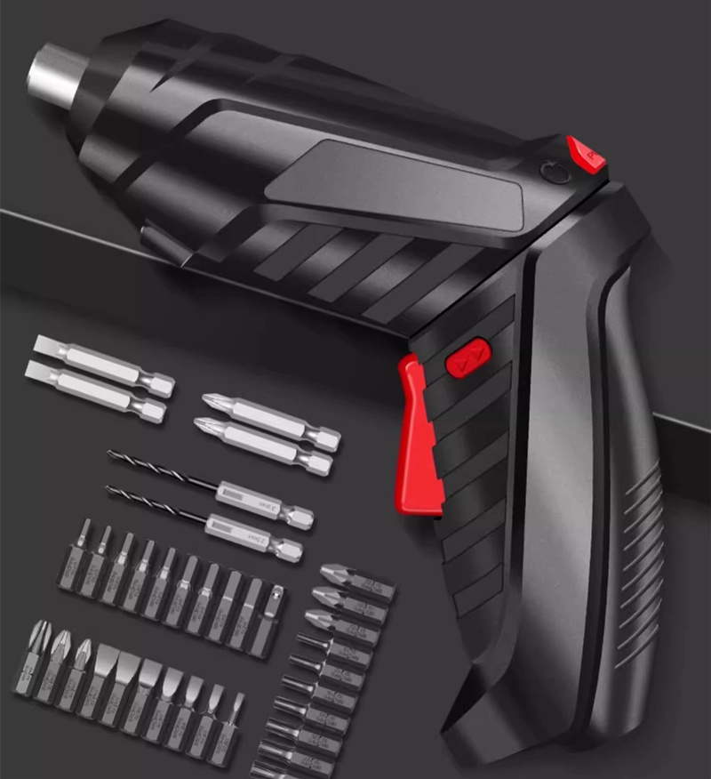 Deformable electric screwdriver