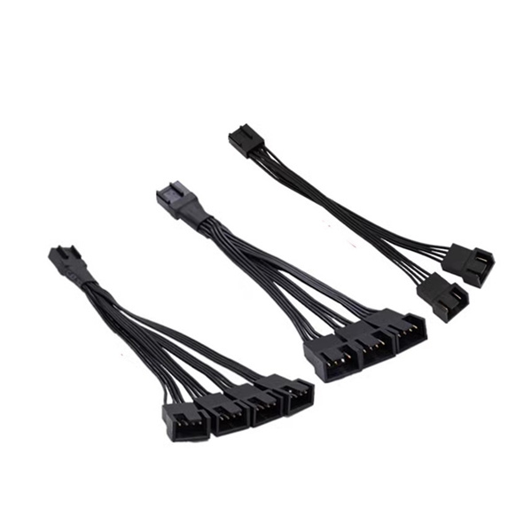 GPU 4pin fan diverter 1 to 2, 1 to 3, 1 to 4
