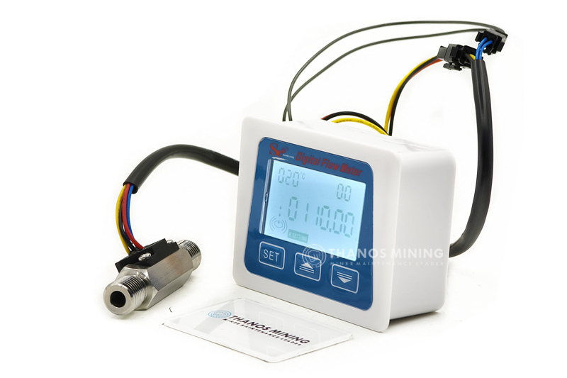 Digital flow thermometer G1/4 thread port
