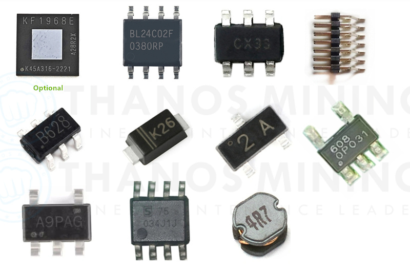 Wtatsminer M50 Hashboard Repair Kit BOM