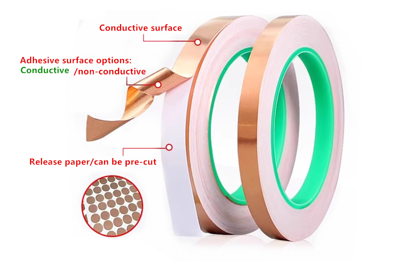 Double-sided/single-sided conductive copper foil tape