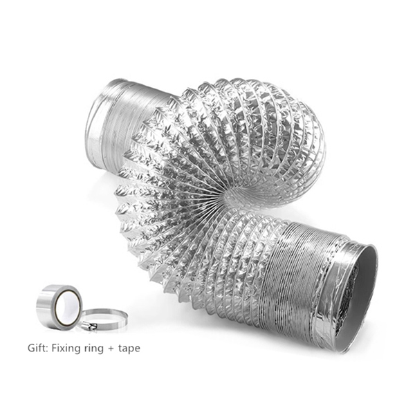 Aluminum foil corrugated air duct