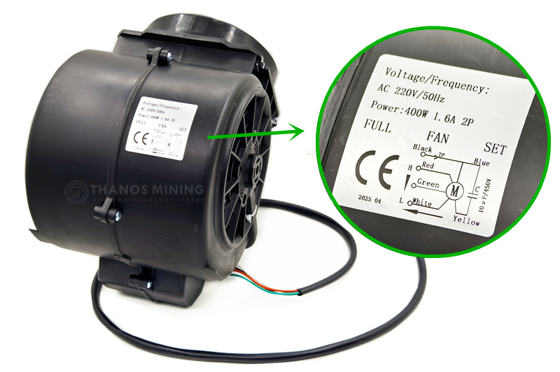 New high-power silencer for miner 400W