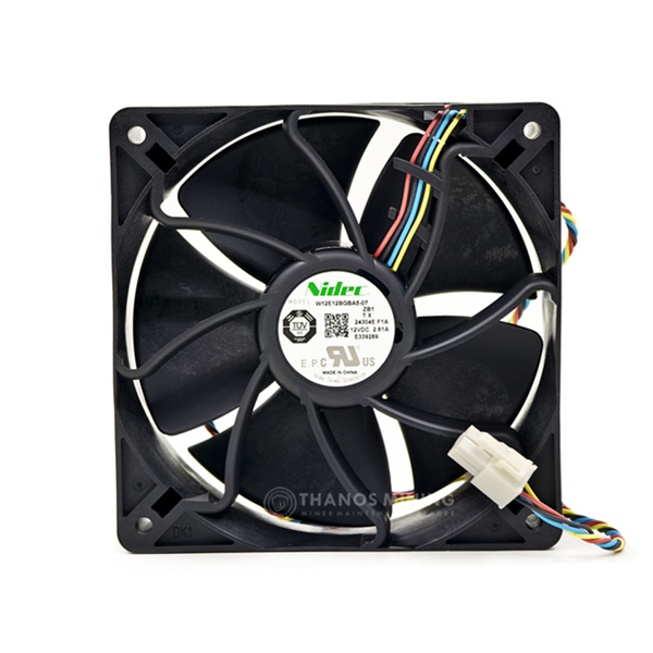 Antminer L9 Z15pro AL1 fan Nidec 12cm 2.61A 7200rpm square 4pin