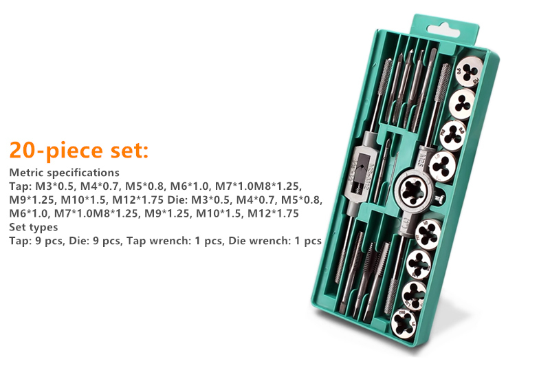 Tap tapping wrench screw thread repair tool