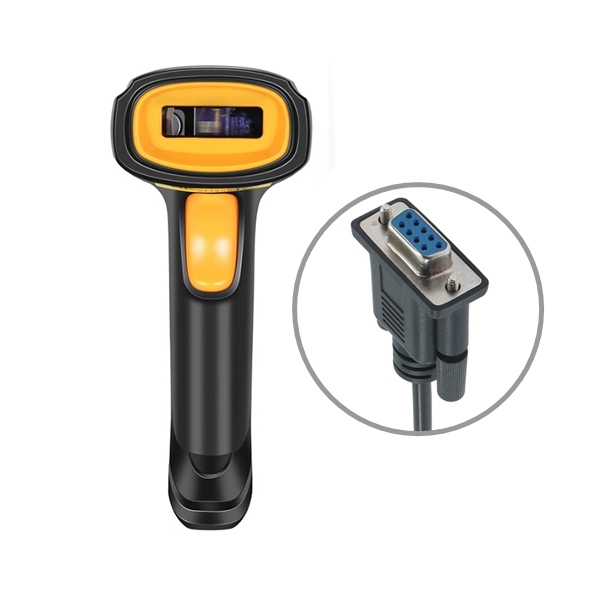 Serial RS232 barcode QR code CCD scanner