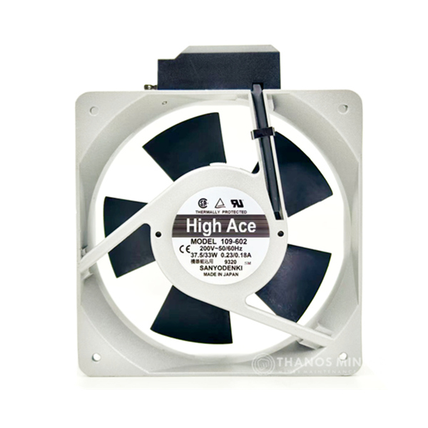 SANYO 109-602 Industrial Alloy Fan 200V 16cm