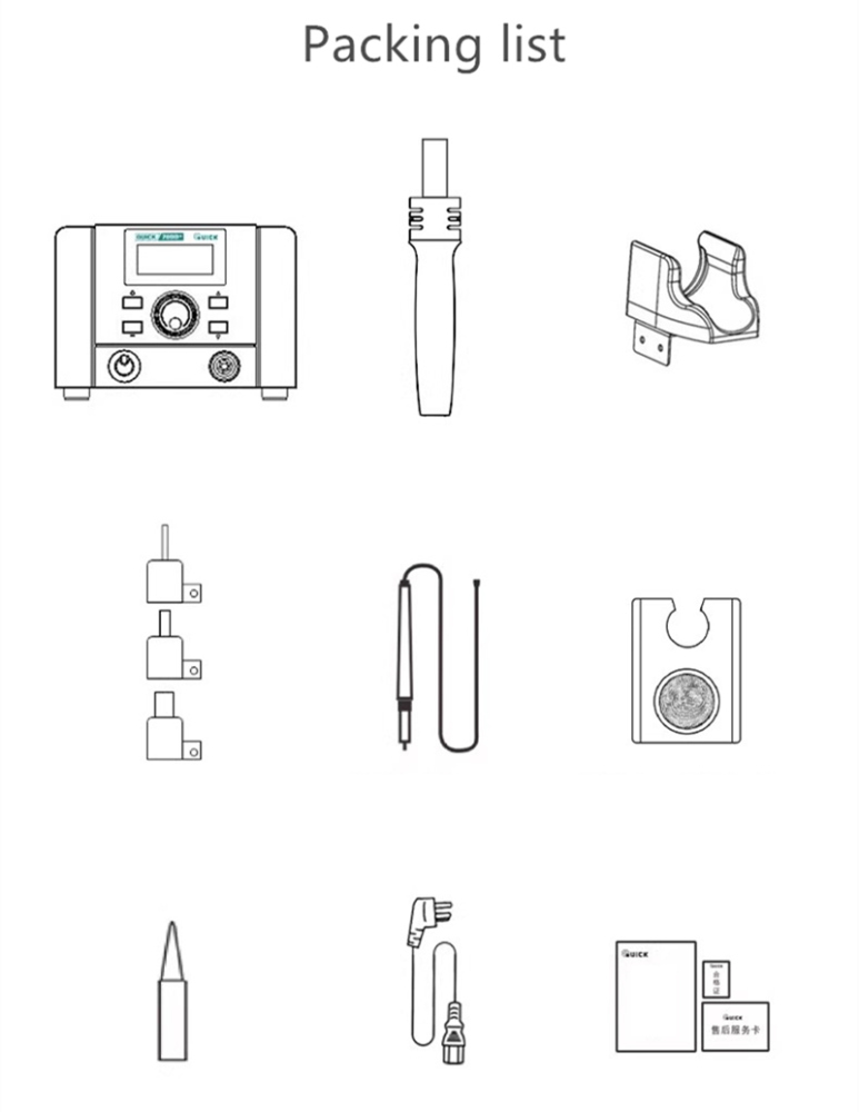 QUICK 709D+ 2 in 1 Desoldering Station