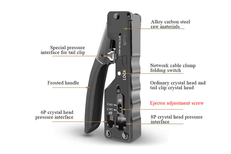 Network cable crimping tool RJ45 RJ11