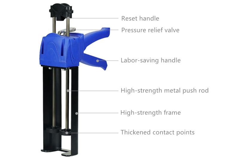 Two-component silicone grease extruder 400ml