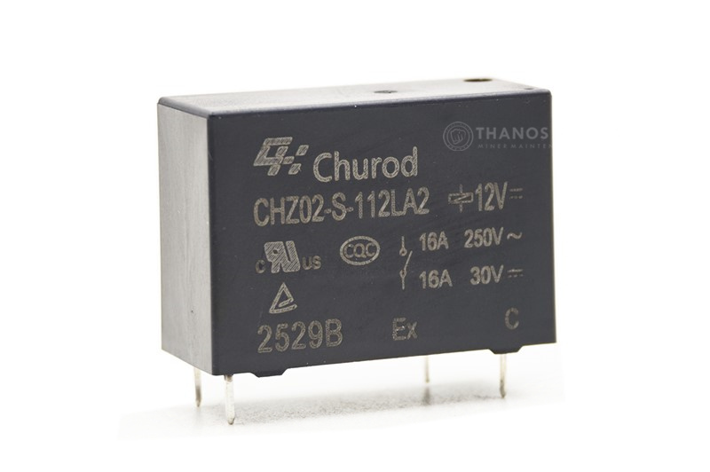 CHZ02-S-112LA2 Power Relay 12V 16A 4pin