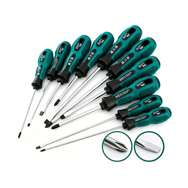 10 piece magnetic carbon steel screwdriver set