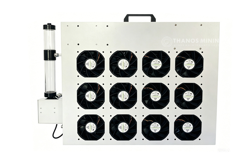 12.8KW water cooling radiator 1 drag 2pcs miner