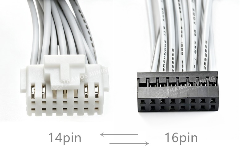 Whatsminer Hash Board Test Cable 16-Pin to 14-Pin