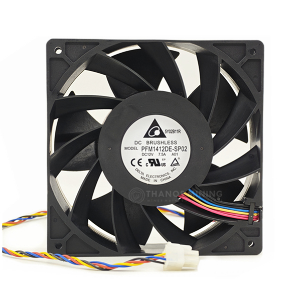 Original Delta fan 12V 7.5A 14cm for Antminer S21pro S21+ S21XP