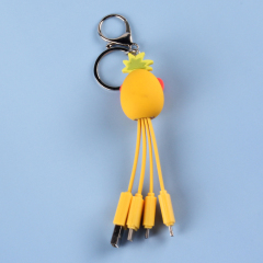 Cool Pineapple 3 In 1 Charging Cable