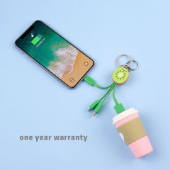 Cute Kiwi 3 In 1 Charging Cable