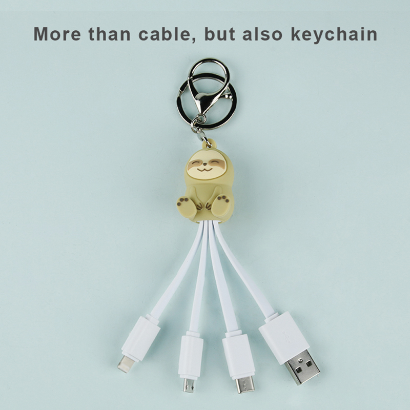 Sloth 3 In 1 Charging Cable