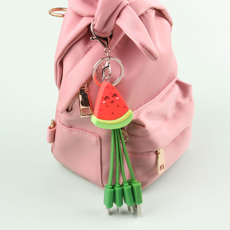 Cute Waterlemon 3 In 1 Charging Cable