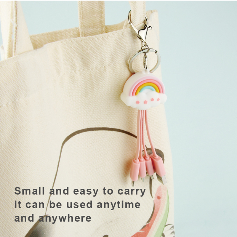 Rainbow 3 In 1 Charging Cable