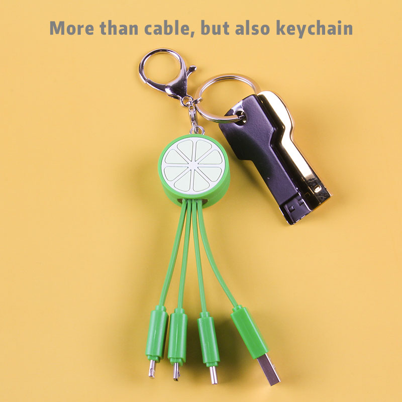 Lime 3 In 1 Charging Cable