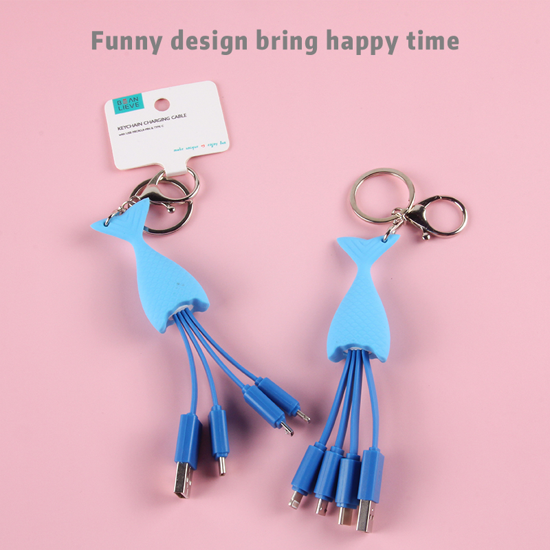 Mermaid 3 In 1 Charging Cable