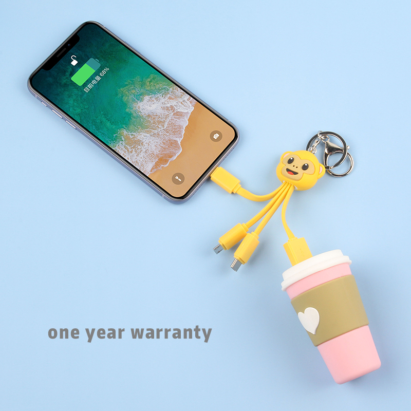 Yellow Monkey 3 In 1 Charging Cable