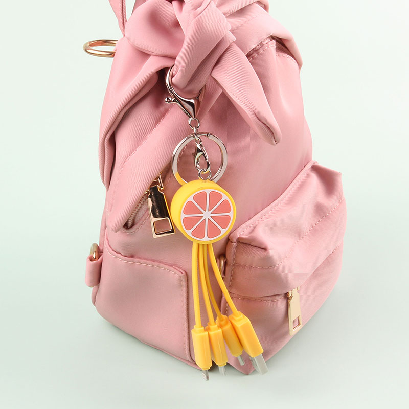 Grapefruit 3 In 1 Charging Cable