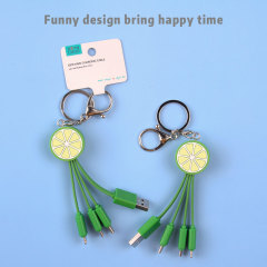 Lime 3 In 1 Charging Cable